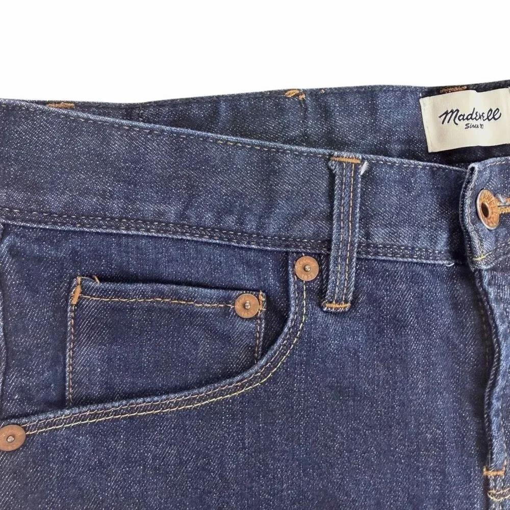 Madewell size 27 Cut Off Women's Denim Shorts Jorts Dark Wash